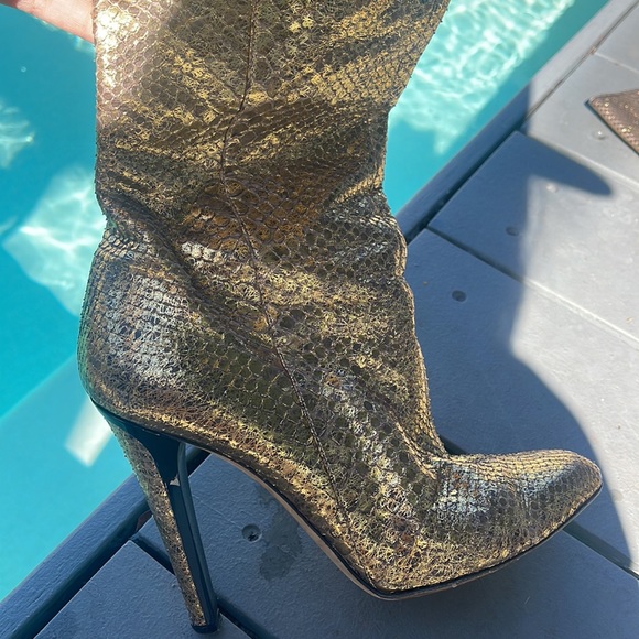 Jimmy Choo python boots size 39 - Picture 4 of 10